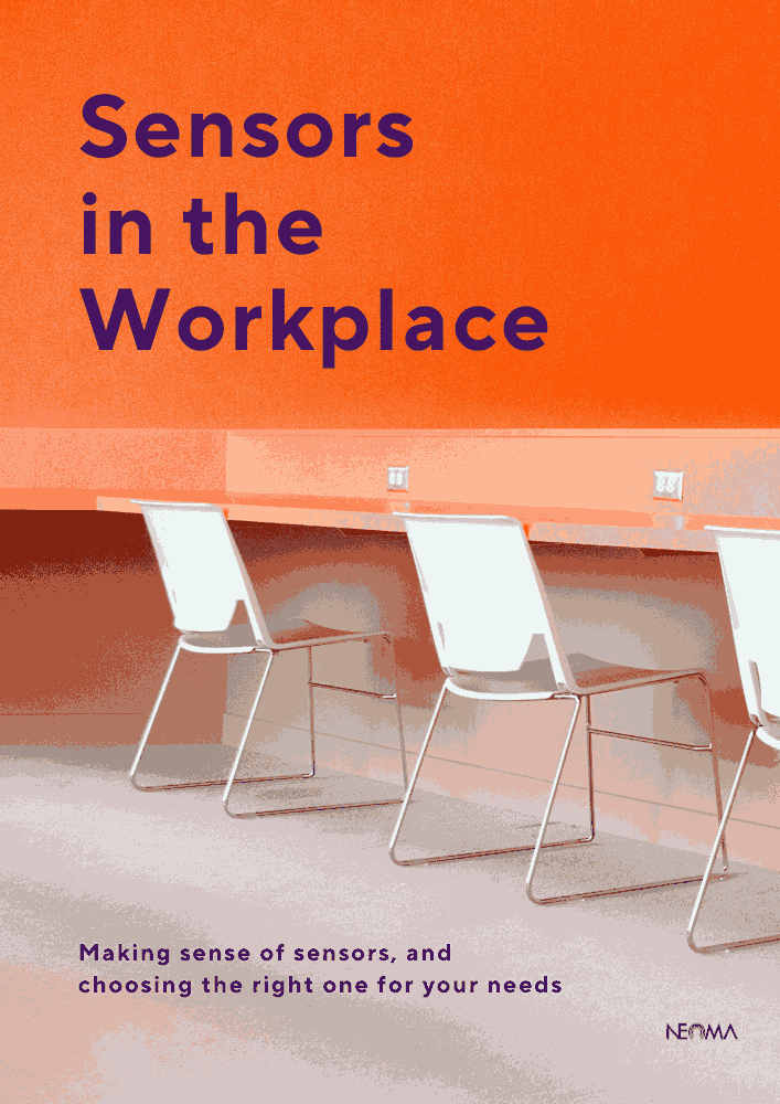 描述工作場所感測器的照片