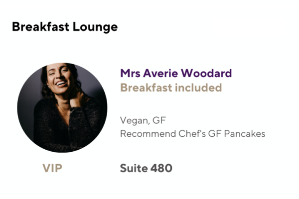 通過簡化的賓客管理和個人化服務提升VIP體驗。